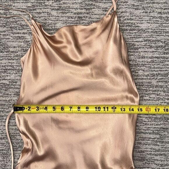 NWT Shona Joy Bias Cowl Maxi Dress Revolve Desert Rose Size 4 - Picture 10 of 14